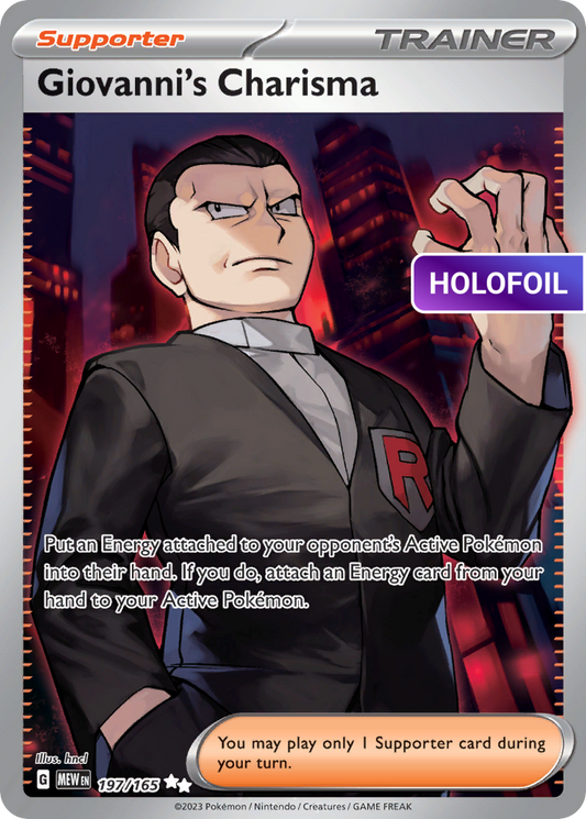Giovanni's Charisma (MEW) #197 [EN/H]