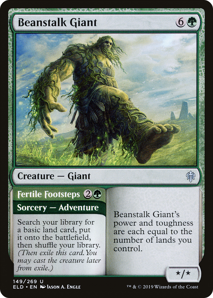 Beanstalk Giant // Fertile Footsteps (ELD) #149 [EN/N]