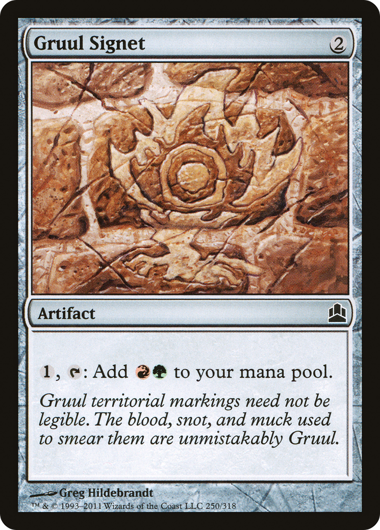 Gruul Signet (CMD) #250 [EN/N] s/o