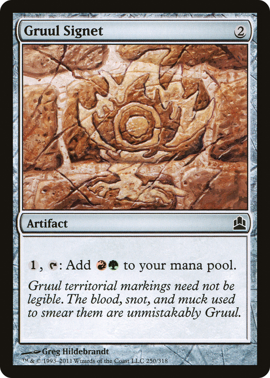 Gruul Signet (CMD) #250 [EN/N] s/o