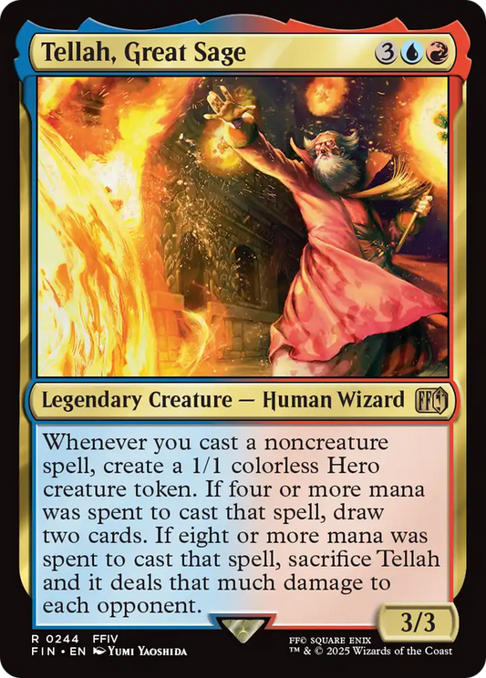 Tellah, Great Sage (FIN) #244 [EN/N] s/o