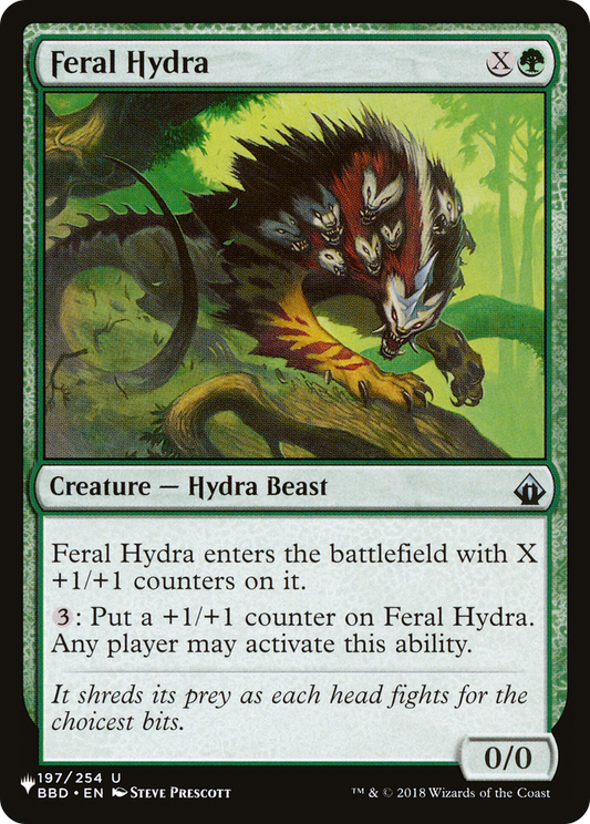 Feral Hydra (PLST) #BBD-197 [EN/N] s/o