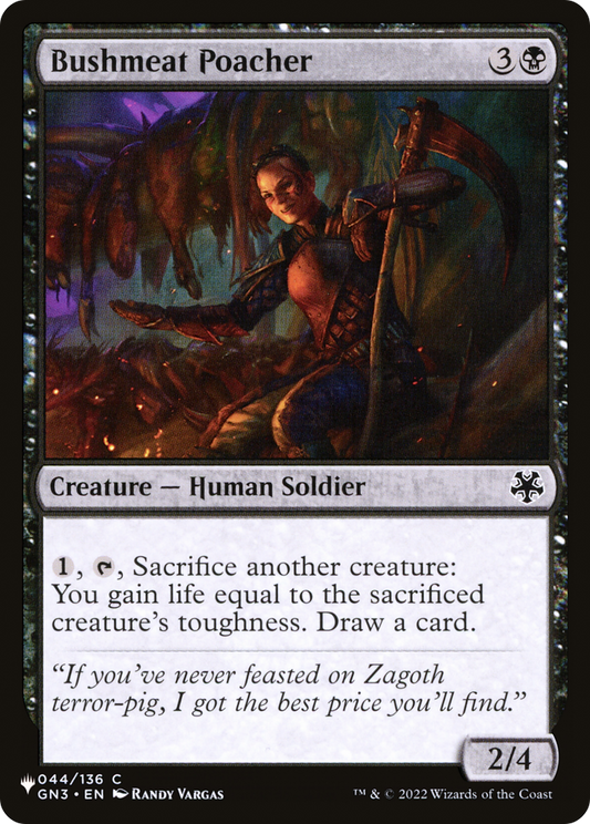 Bushmeat Poacher (PLST) #GN3-44 [EN/N]