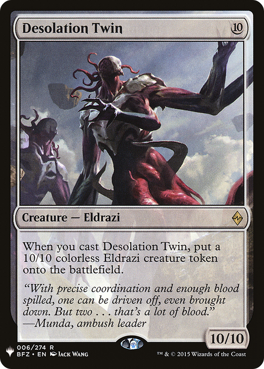 Desolation Twin (PLST) #BFZ-6 [EN/N] s/o