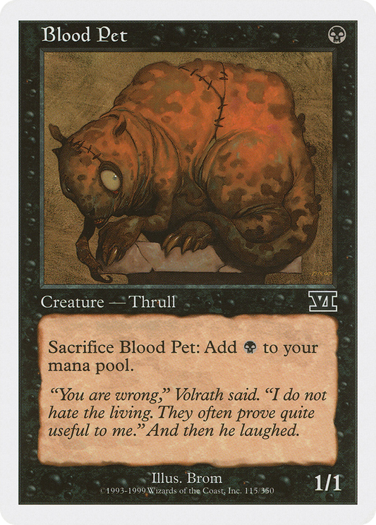 Blood Pet (6ED) #115 [EN/N]