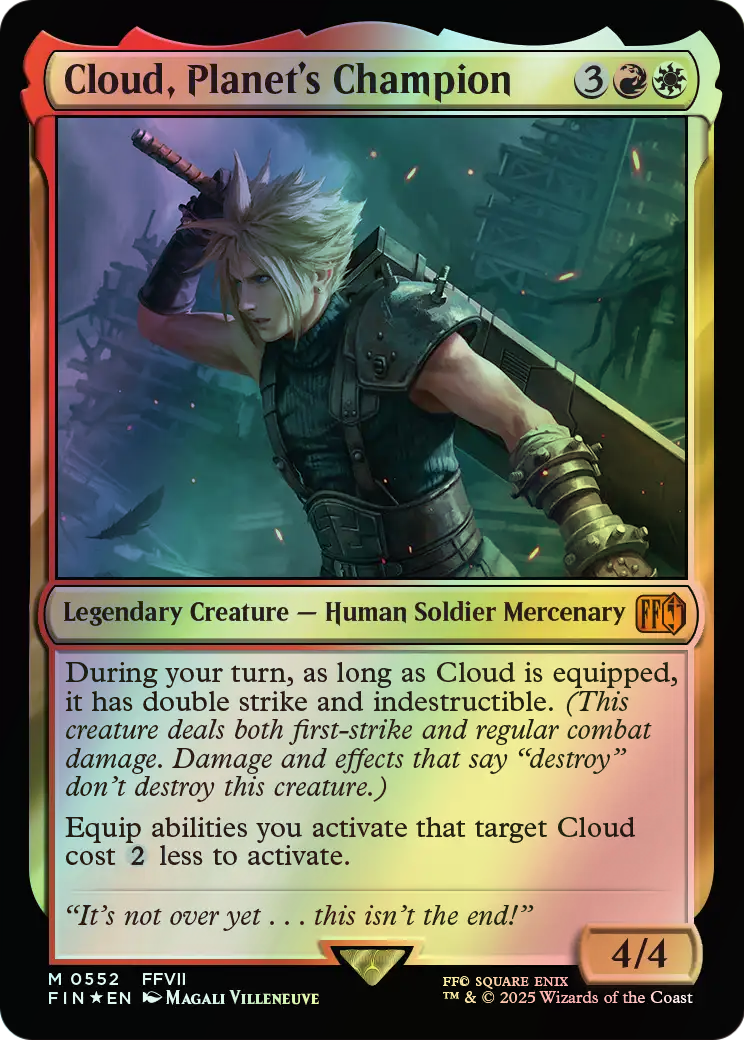 Cloud, Planet's Champion (FIN) #552 [EN/F] s/o