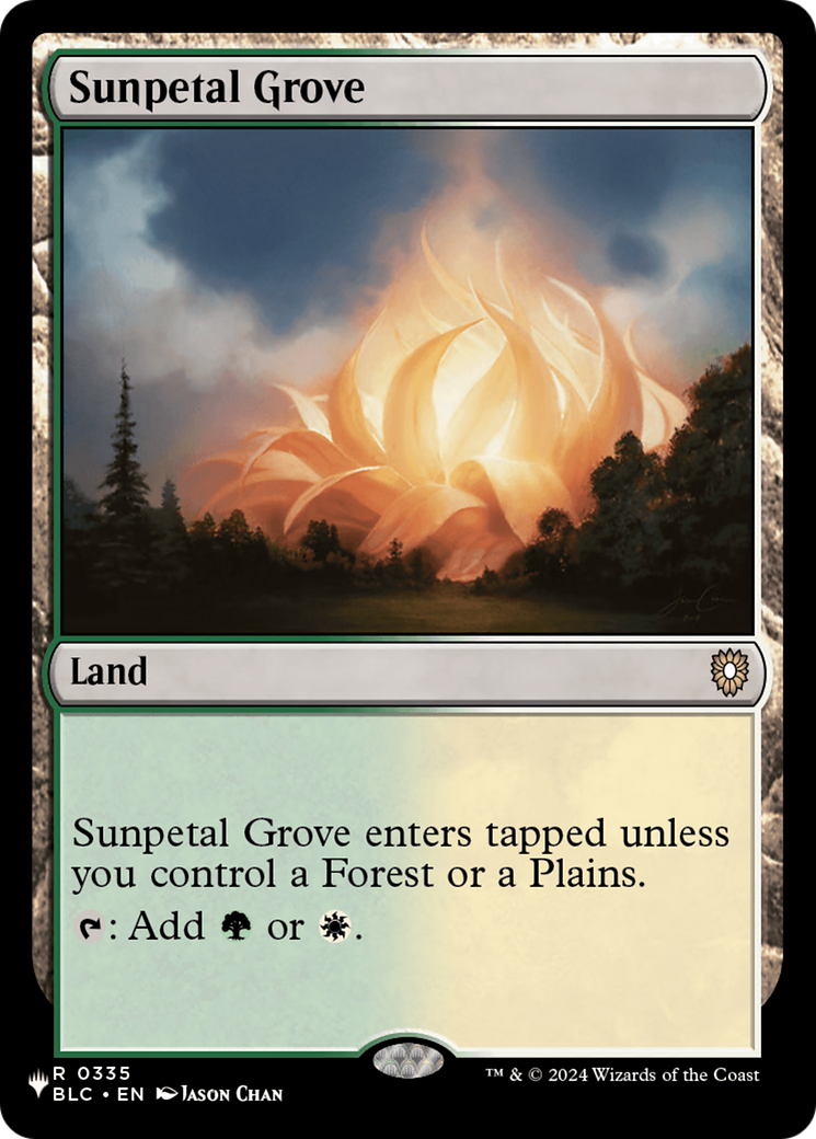 Sunpetal Grove (PLST) #BLC-335 [EN/N]