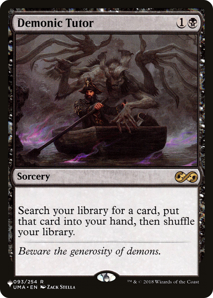 Demonic Tutor (PLST) #UMA-93 [EN/N] s/o