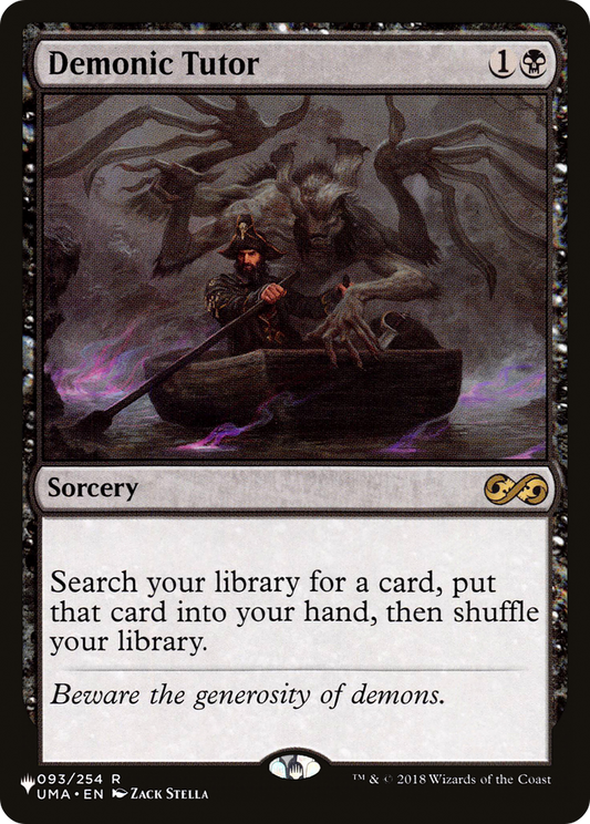 Demonic Tutor (PLST) #UMA-93 [EN/N] s/o