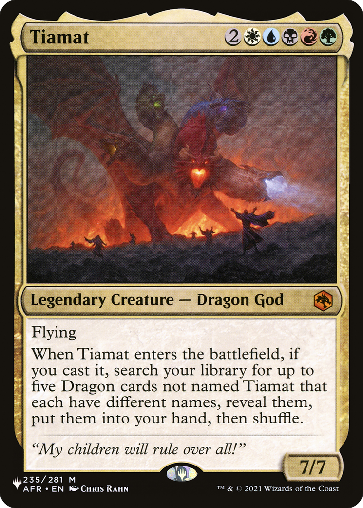 Tiamat (PLST) #AFR-235 [EN/N]