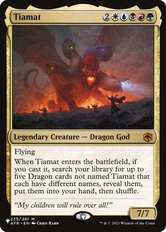 Tiamat (PLST) #AFR-235 [EN/N]