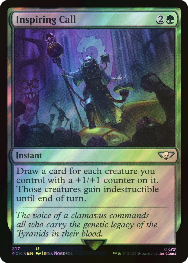 Inspiring Call - Surge Foil (40K) #217★ [EN/F]