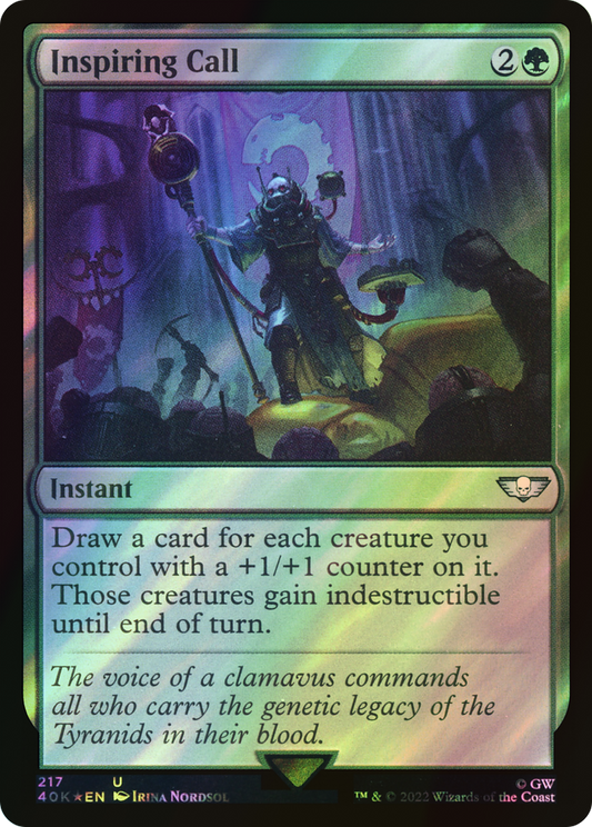 Inspiring Call - Surge Foil (40K) #217★ [EN/F] s/o