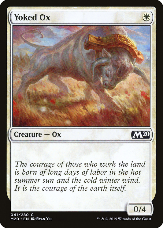 Yoked Ox (M20) #41 [EN/N]