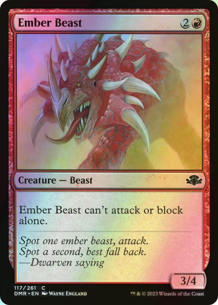 Ember Beast (DMR) #117 [EN/F]