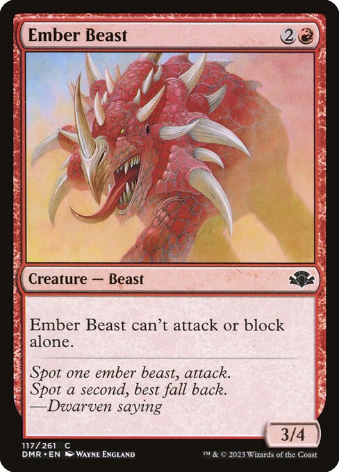 Ember Beast (DMR) #117 [EN/N]