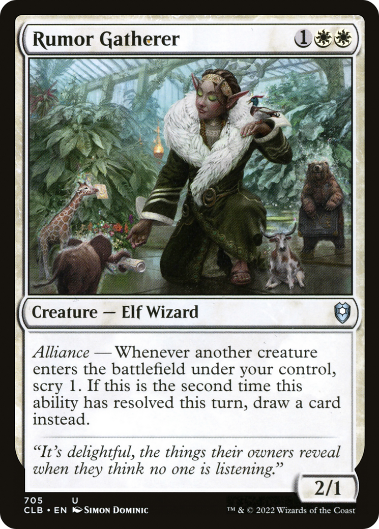 Rumor Gatherer (CLB) #705 [EN/N]