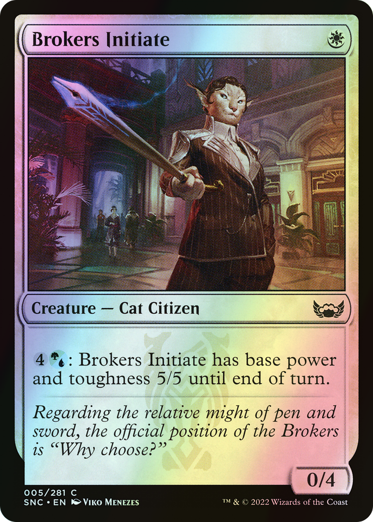 Brokers Initiate (SNC) #5 [EN/F]
