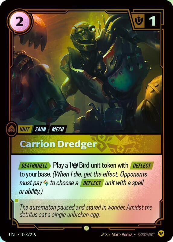 Carrion Dredger (UNL) #153 [EN/F] s/o