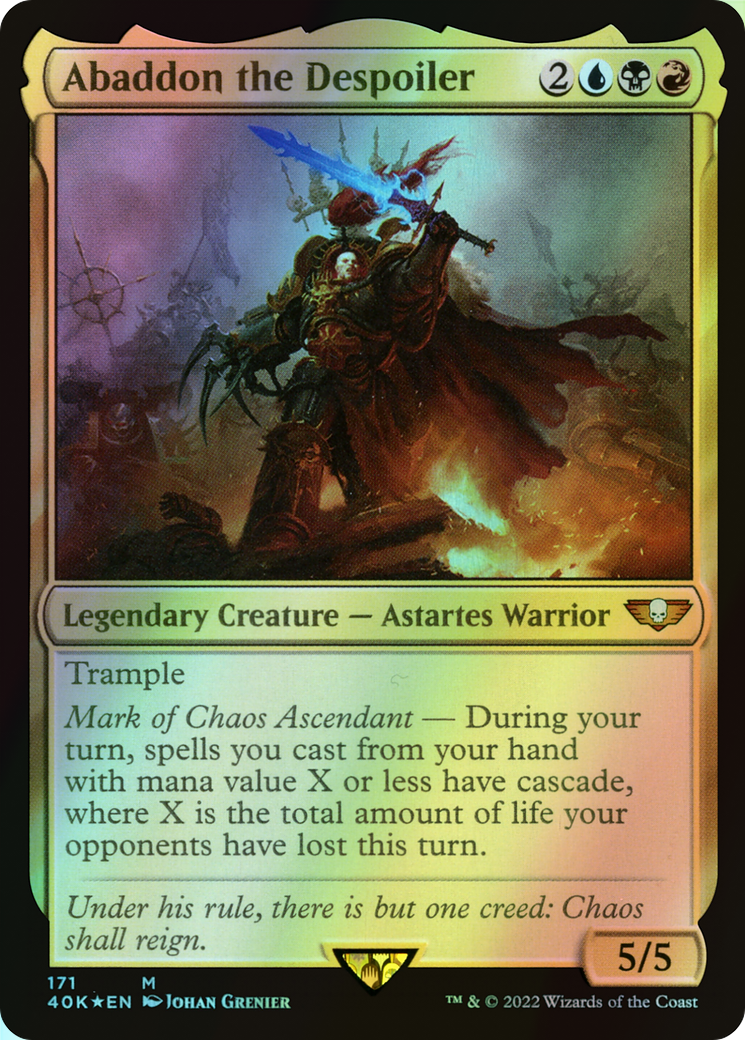 Abaddon the Despoiler (40K) #171 [EN/F] s/o