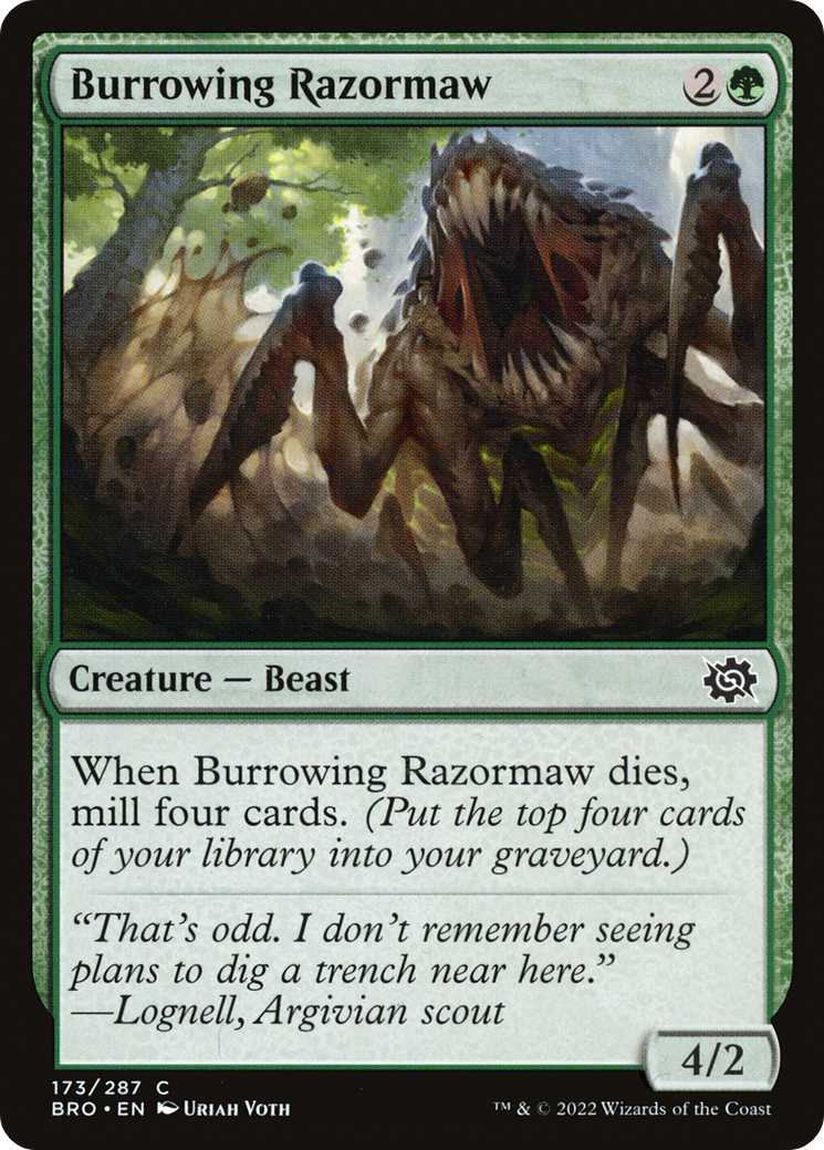 Burrowing Razormaw (BRO) #173 [EN/N]