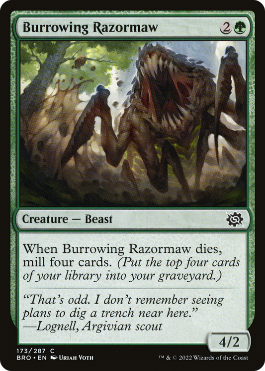 Burrowing Razormaw (BRO) #173 [EN/N]