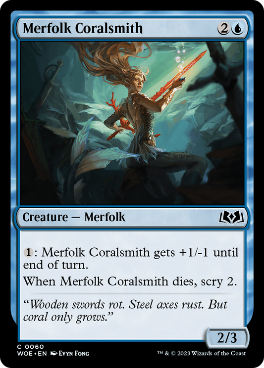 Merfolk Coralsmith (WOE) #60 [EN/N]
