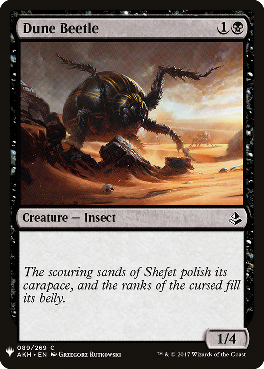 Dune Beetle (PLST) #AKH-89 [EN/N]