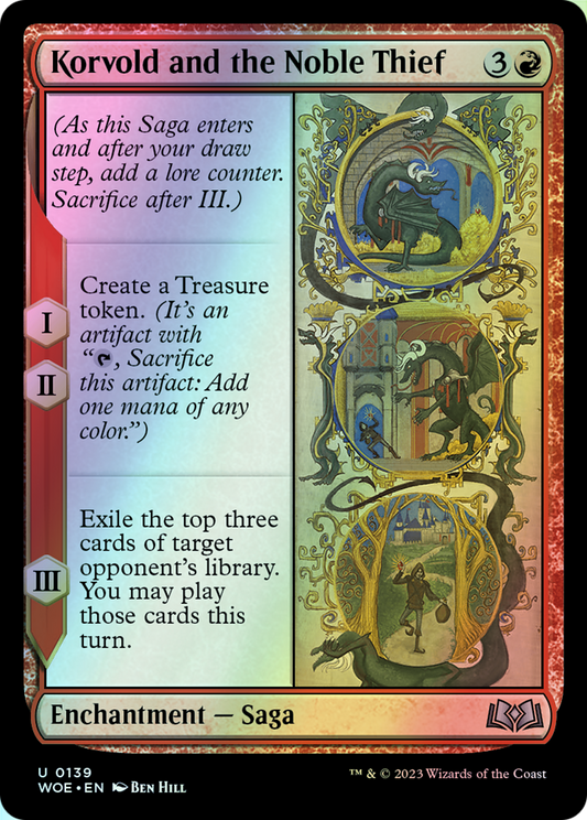 Korvold and the Noble Thief (WOE) #139 [EN/F] s/o