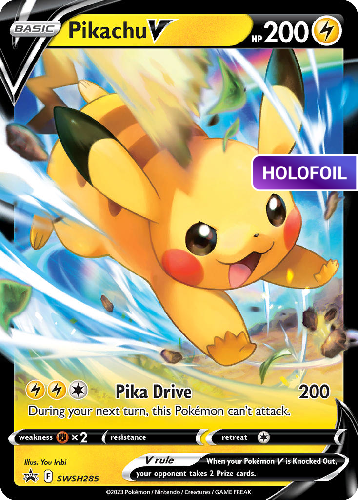 Pikachu V - SWSH285 (PR-SW) #SWSH285 [EN/H] s/o