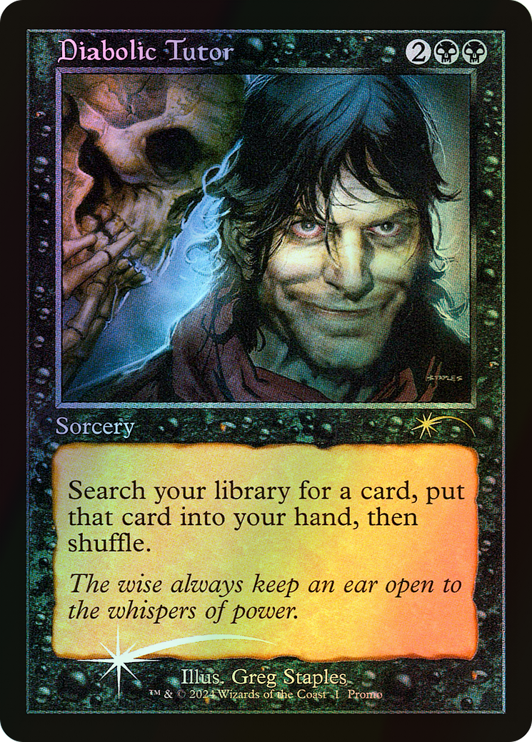 Diabolic Tutor (PW24) #13 [EN/F] s/o
