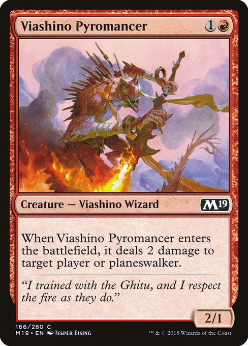 Viashino Pyromancer (M19) #166 [EN/N]