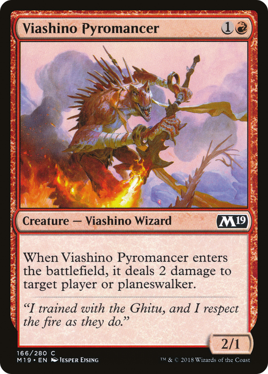 Viashino Pyromancer (M19) #166 [EN/N] s/o