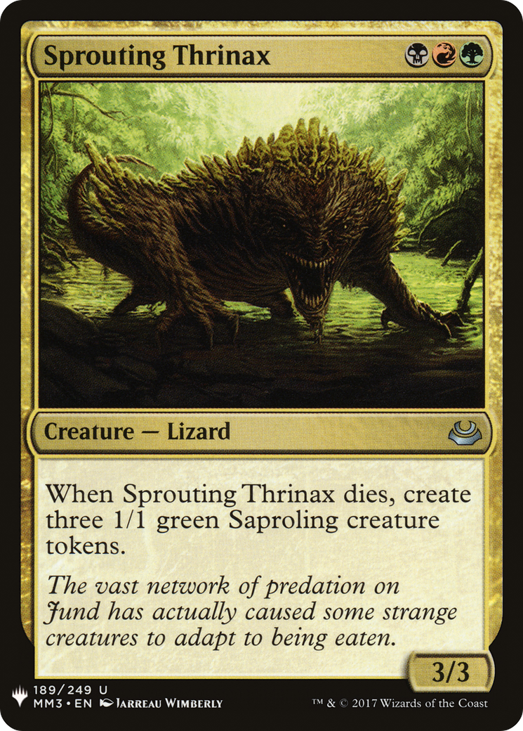 Sprouting Thrinax (PLST) #MM3-189 [EN/N]