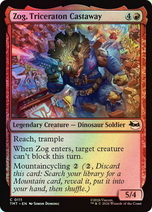 Zog, Triceraton Castaway (TMT) #111 [EN/F]