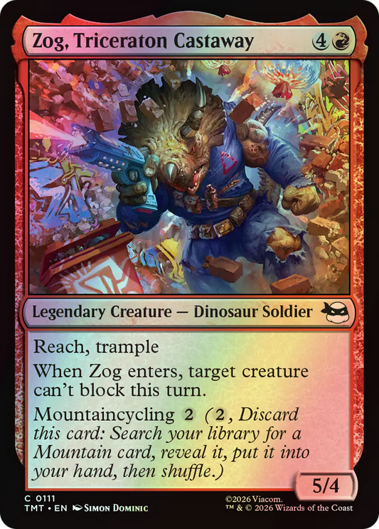 Zog, Triceraton Castaway (TMT) #111 [EN/F]