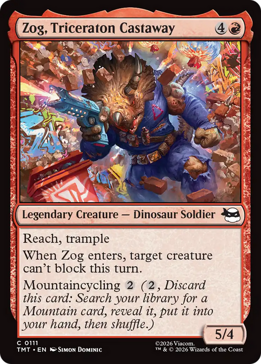 Zog, Triceraton Castaway (TMT) #111 [EN/N]