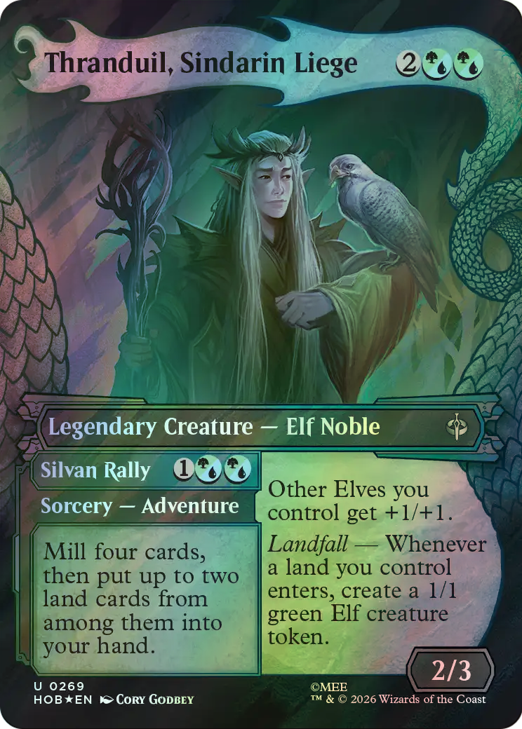 Thranduil, Sindarin Liege // Silvan Rally - Surge Foil (HOB) #269 [EN/F]