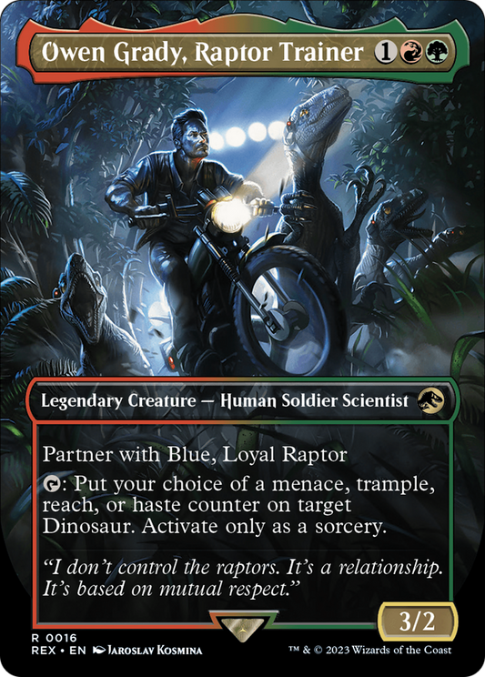 Owen Grady, Raptor Trainer (REX) #16 [EN/N]