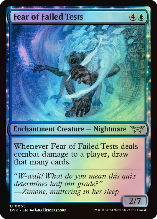 Fear of Failed Tests (DSK) #55 [EN/F] s/o