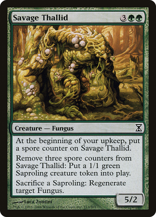 Savage Thallid (TSP) #213 [EN/N]