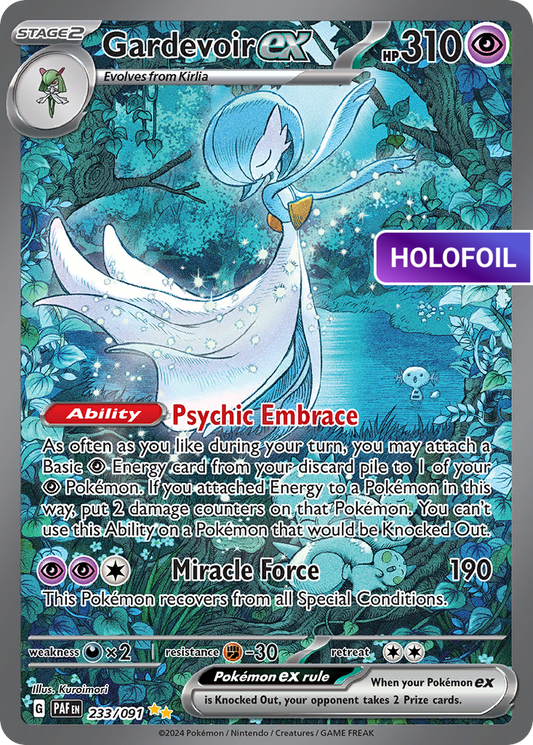 Gardevoir ex - 233/091 (PAF) #233 [EN/H] s/o