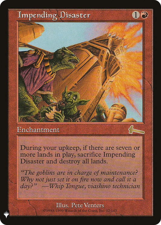 Impending Disaster (PLST) #ULG-82 [EN/N]