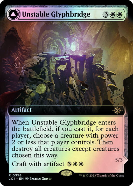 Unstable Glyphbridge // Sandswirl Wanderglyph (LCI) #358 [EN/F]