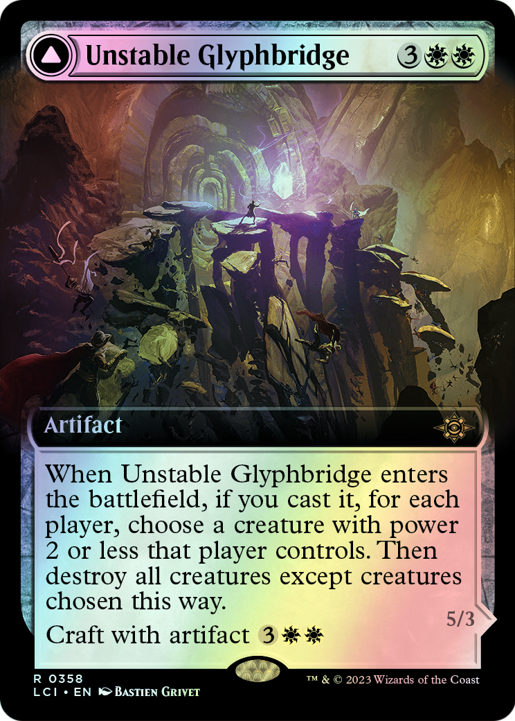 Unstable Glyphbridge // Sandswirl Wanderglyph (LCI) #358 [EN/F]