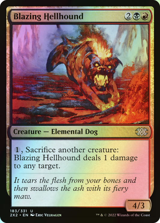 Blazing Hellhound (2X2) #183 [EN/F]