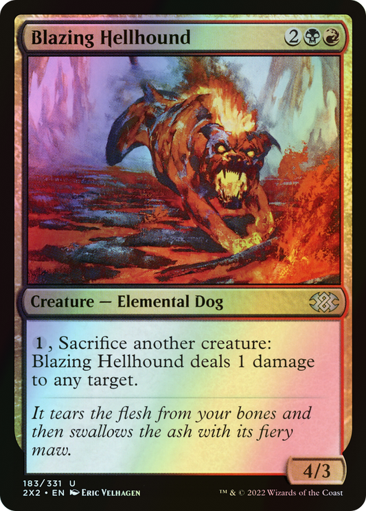 Blazing Hellhound (2X2) #183 [EN/F]