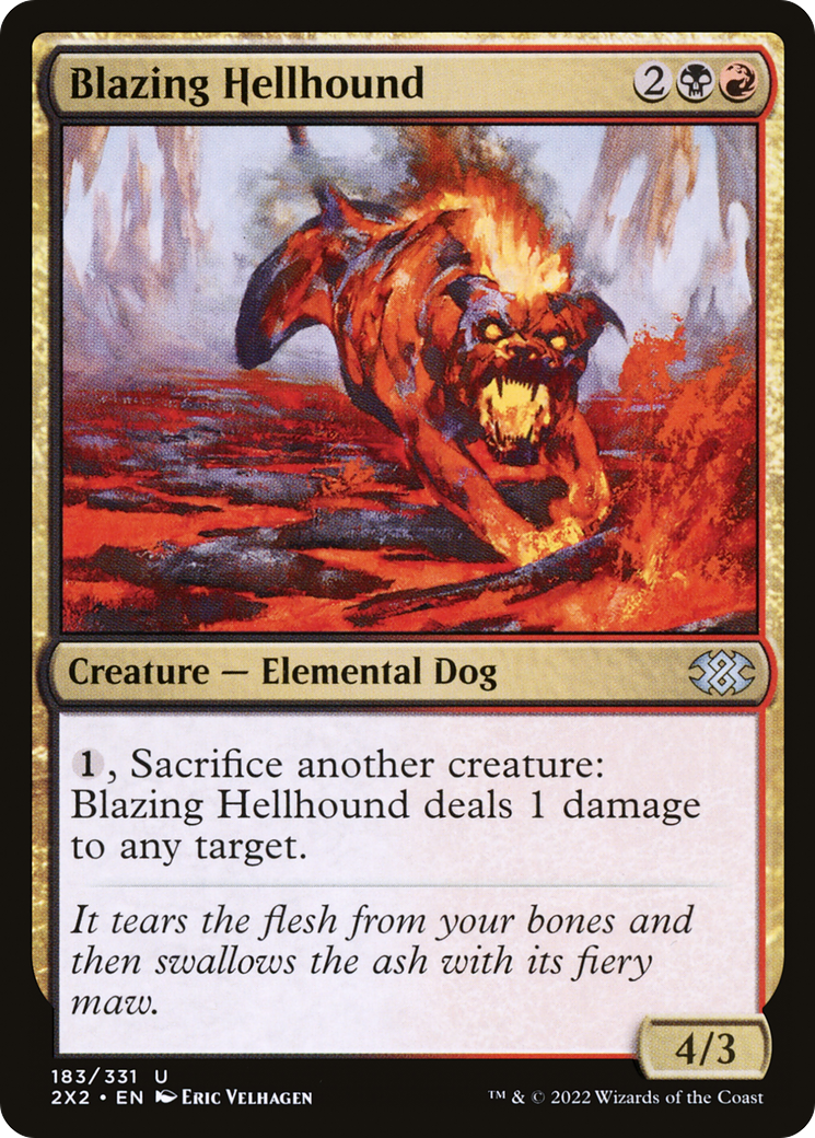 Blazing Hellhound (2X2) #183 [EN/N]