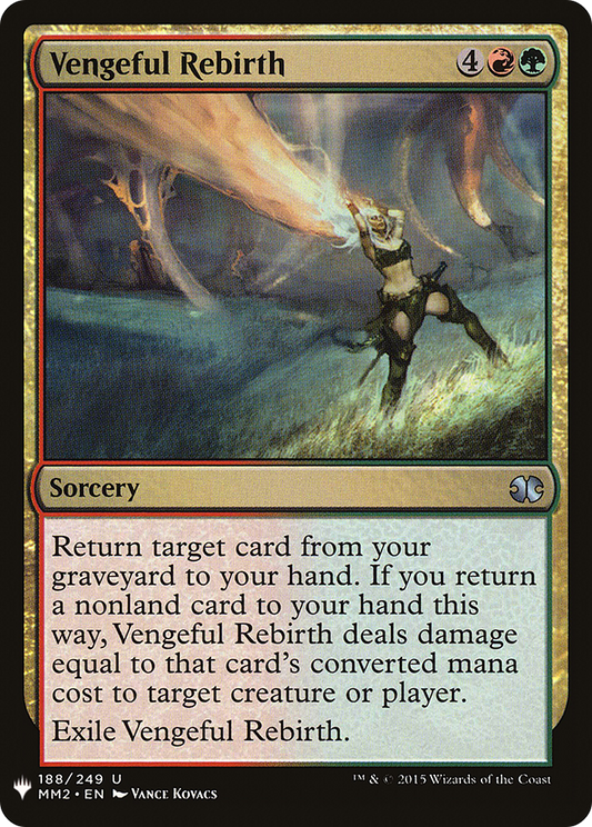 Vengeful Rebirth (PLST) #MM2-188 [EN/N]