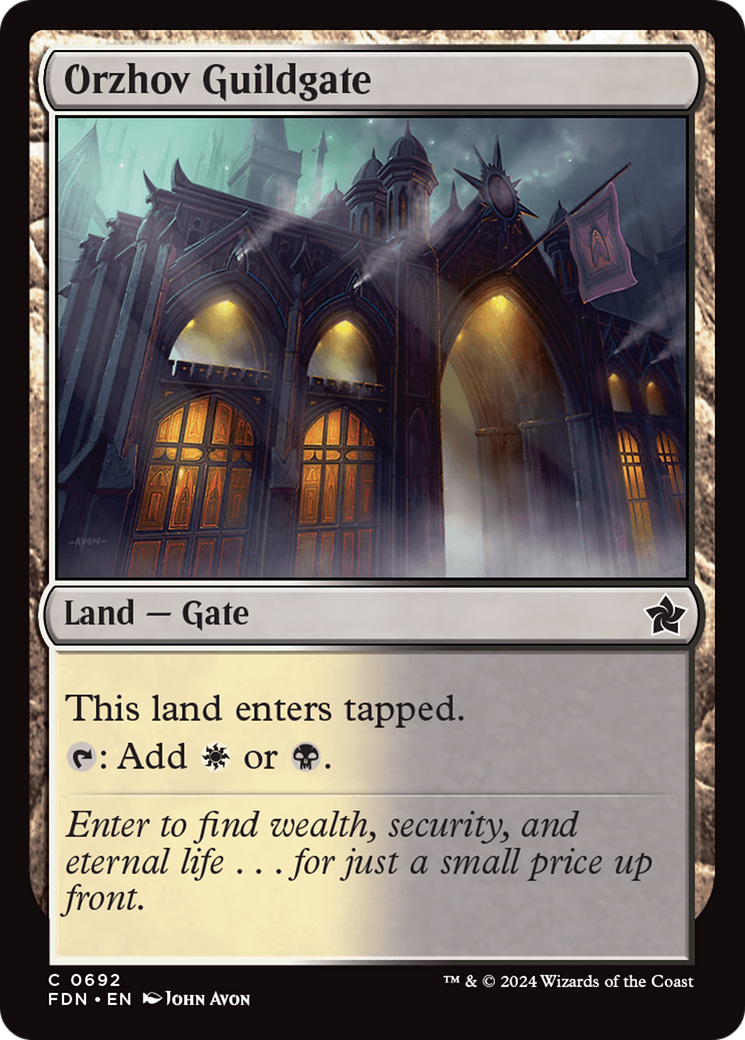 Orzhov Guildgate (FDN) #692 [EN/N]